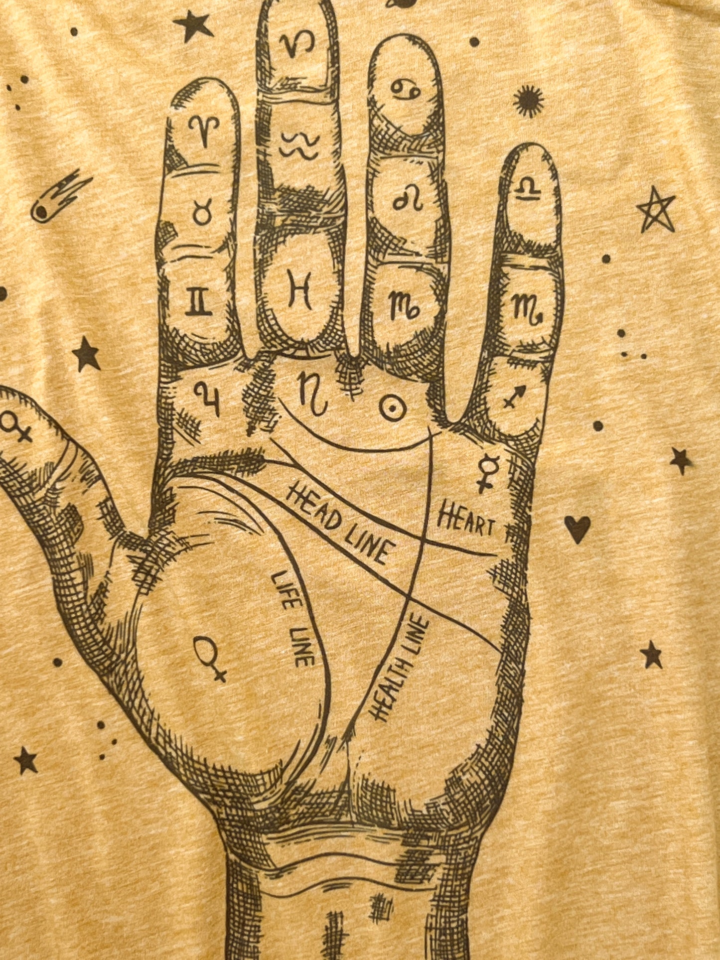 Palmistry Witchcraft Tee | Mystic Wiccan Shirt