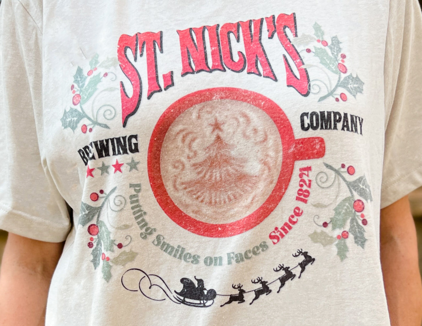 St. Nick's Brewing Company Vintage Style Tee