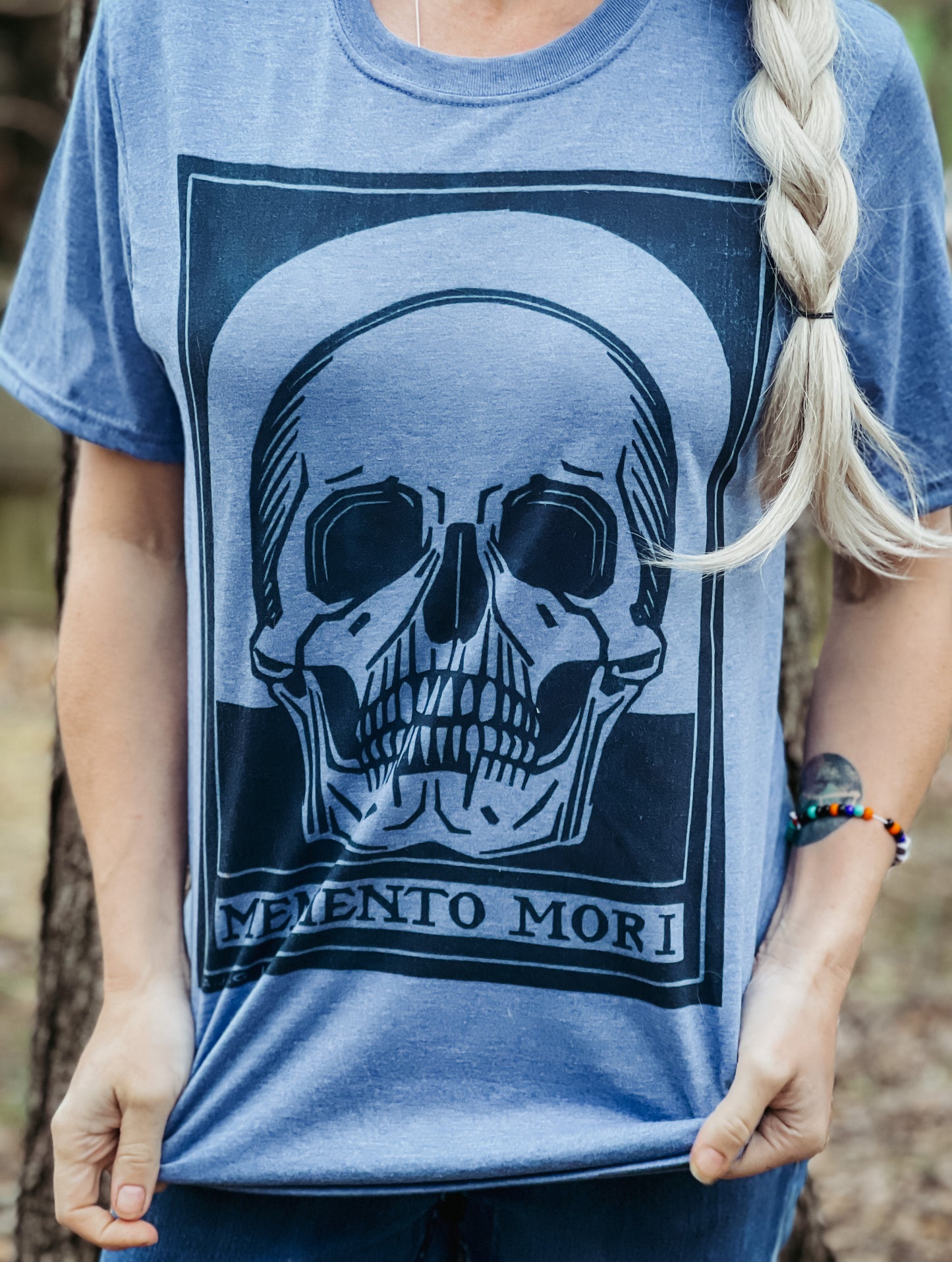 Memento Mori Blue Tee | Life before Death Unisex Shirt