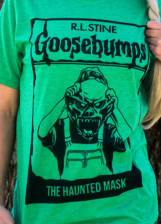 Goosebumps Book Cover Tee | The Haunted Mask