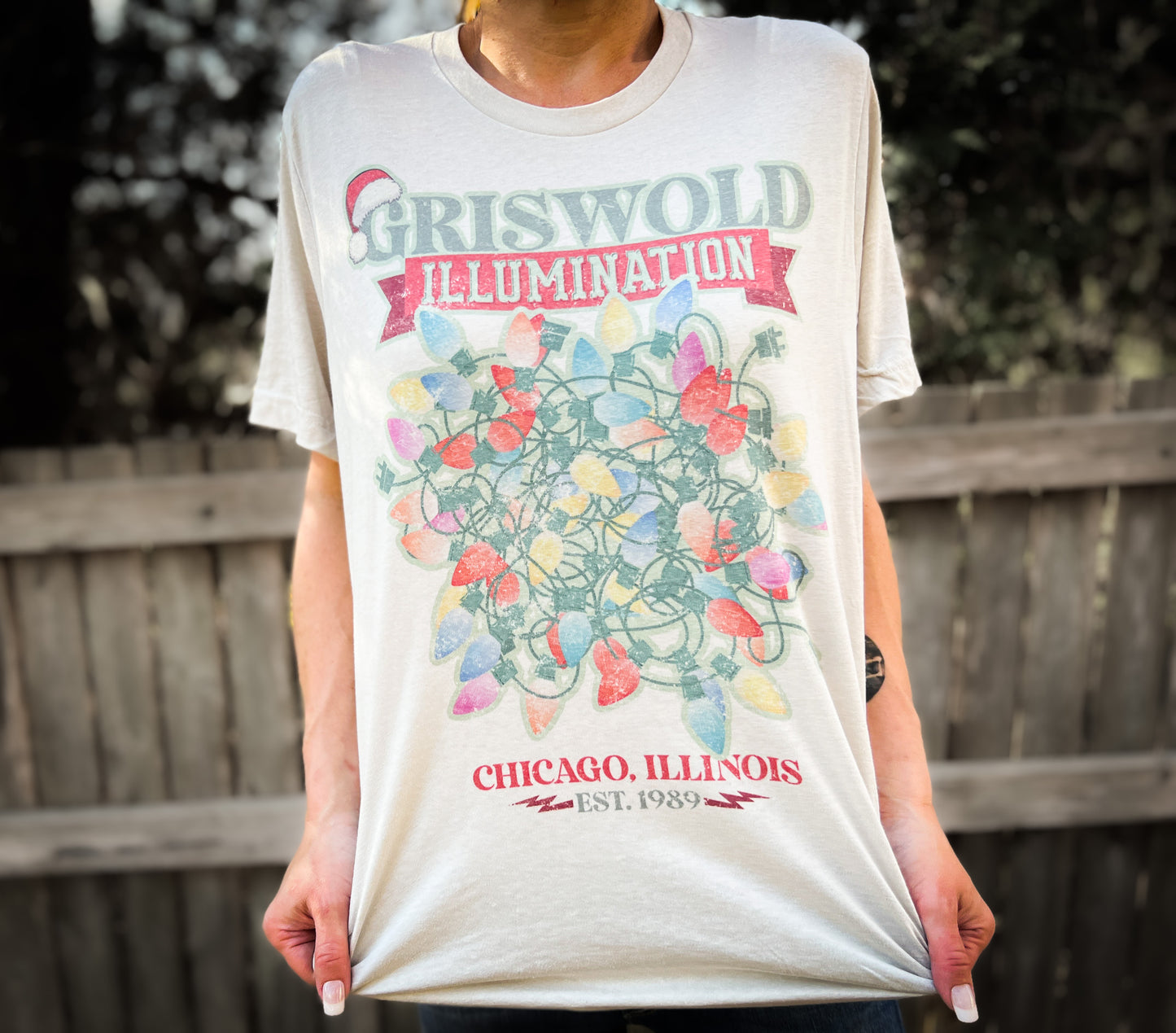 Griswold Illumination Vintage Style Tee | Christmas Vacation