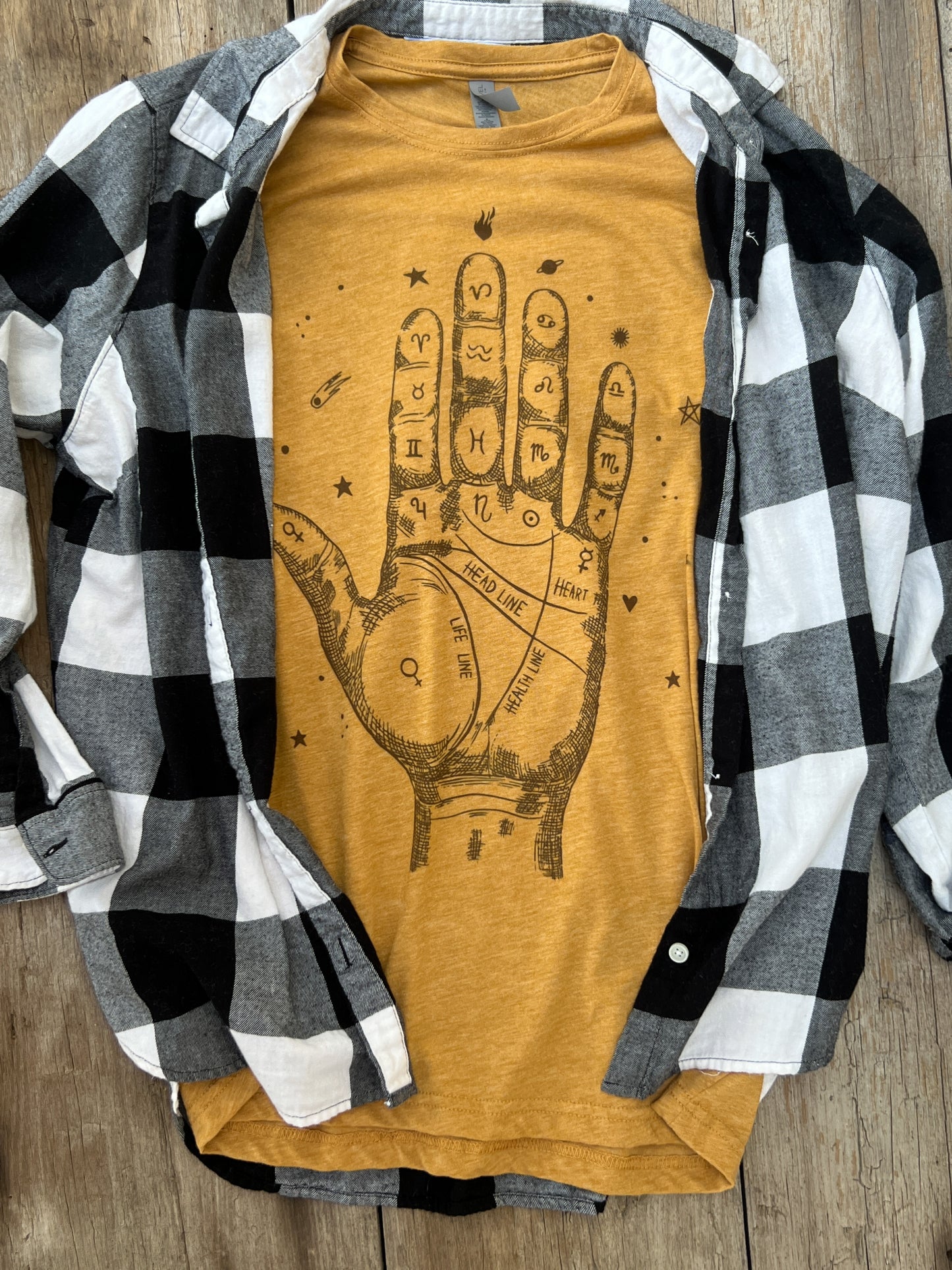 Palmistry Witchcraft Tee | Mystic Wiccan Shirt