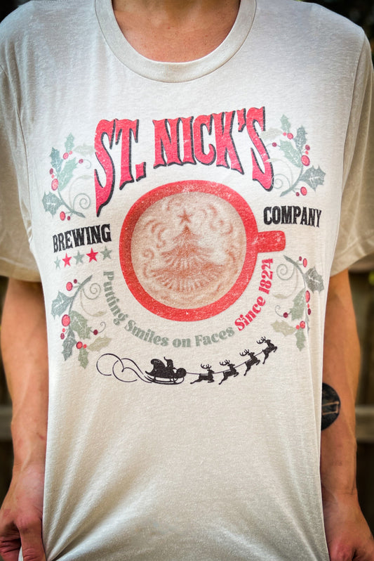 St. Nick's Brewing Company Vintage Style Tee