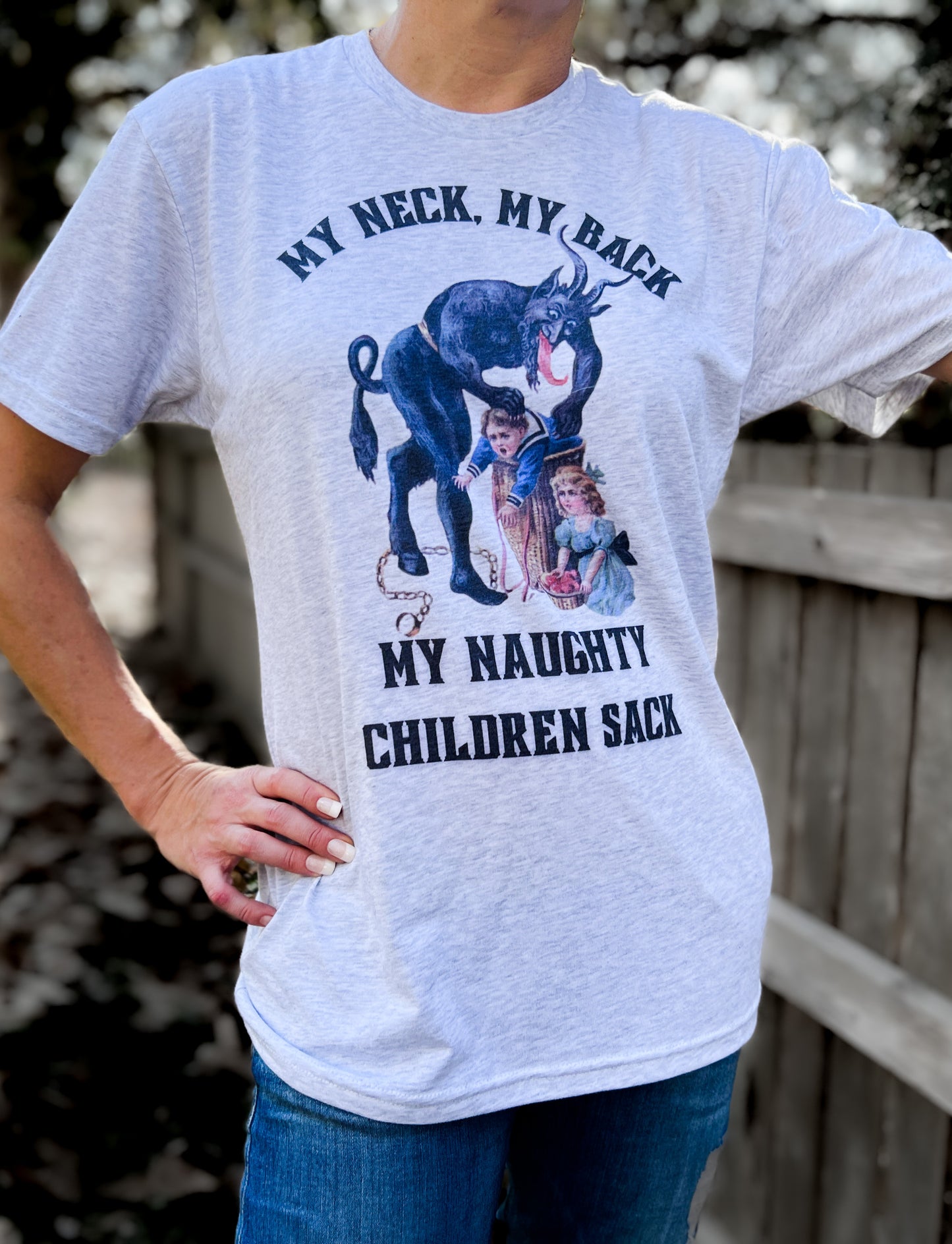 Krampus Naughty Children Sack Tee