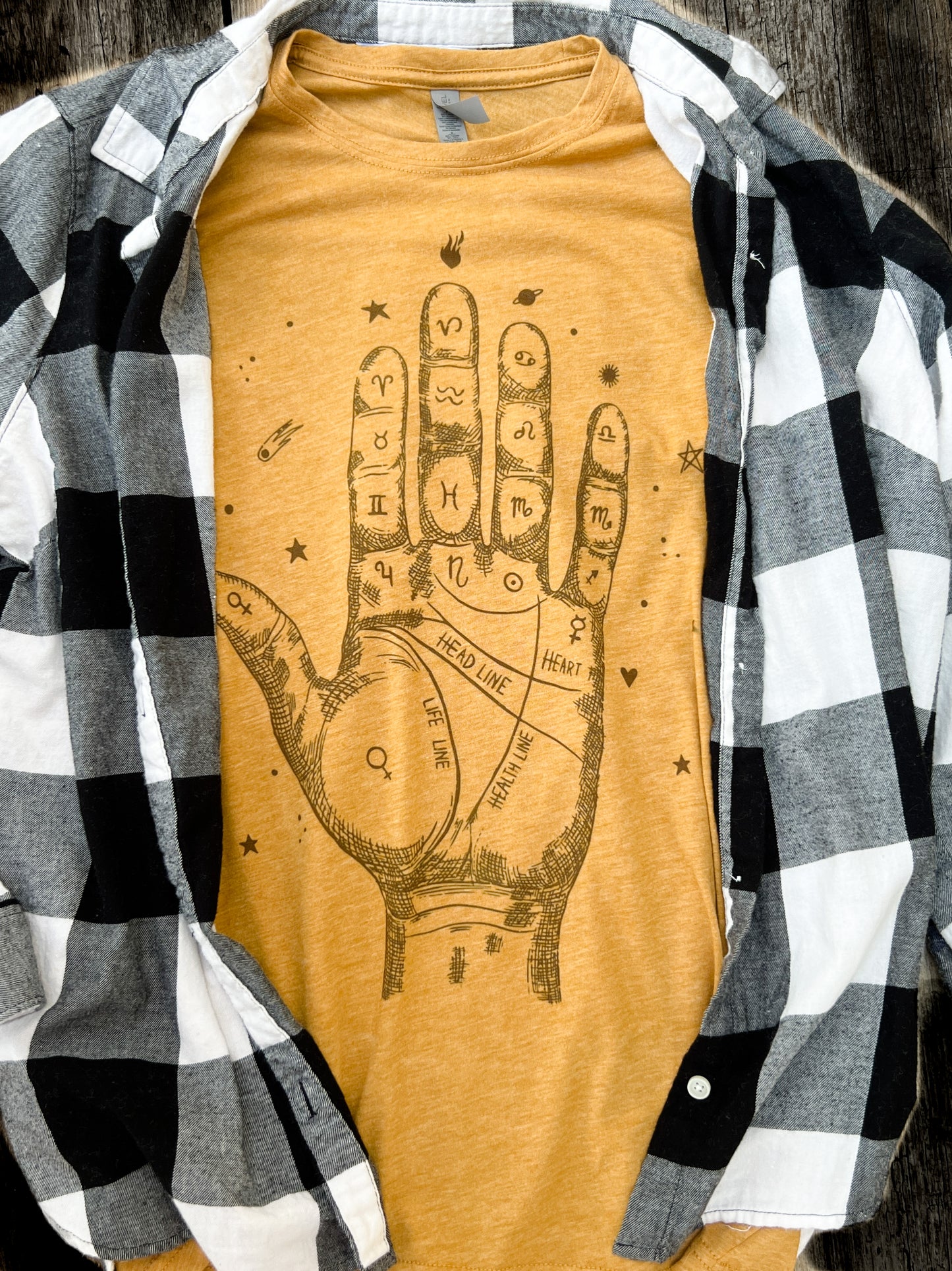 Palmistry Witchcraft Tee | Mystic Wiccan Shirt