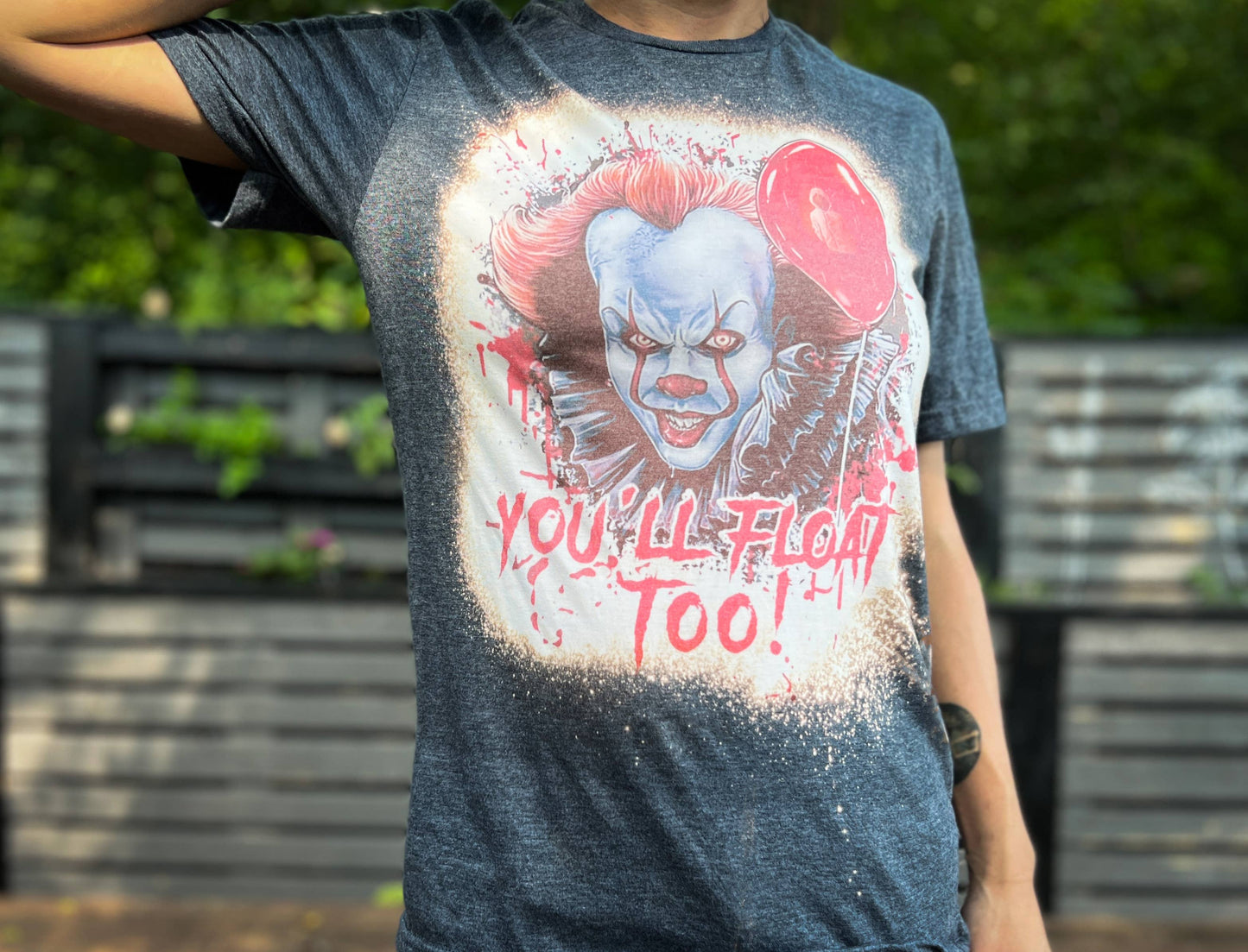 Pennywise Bleached Horror Movie Tee