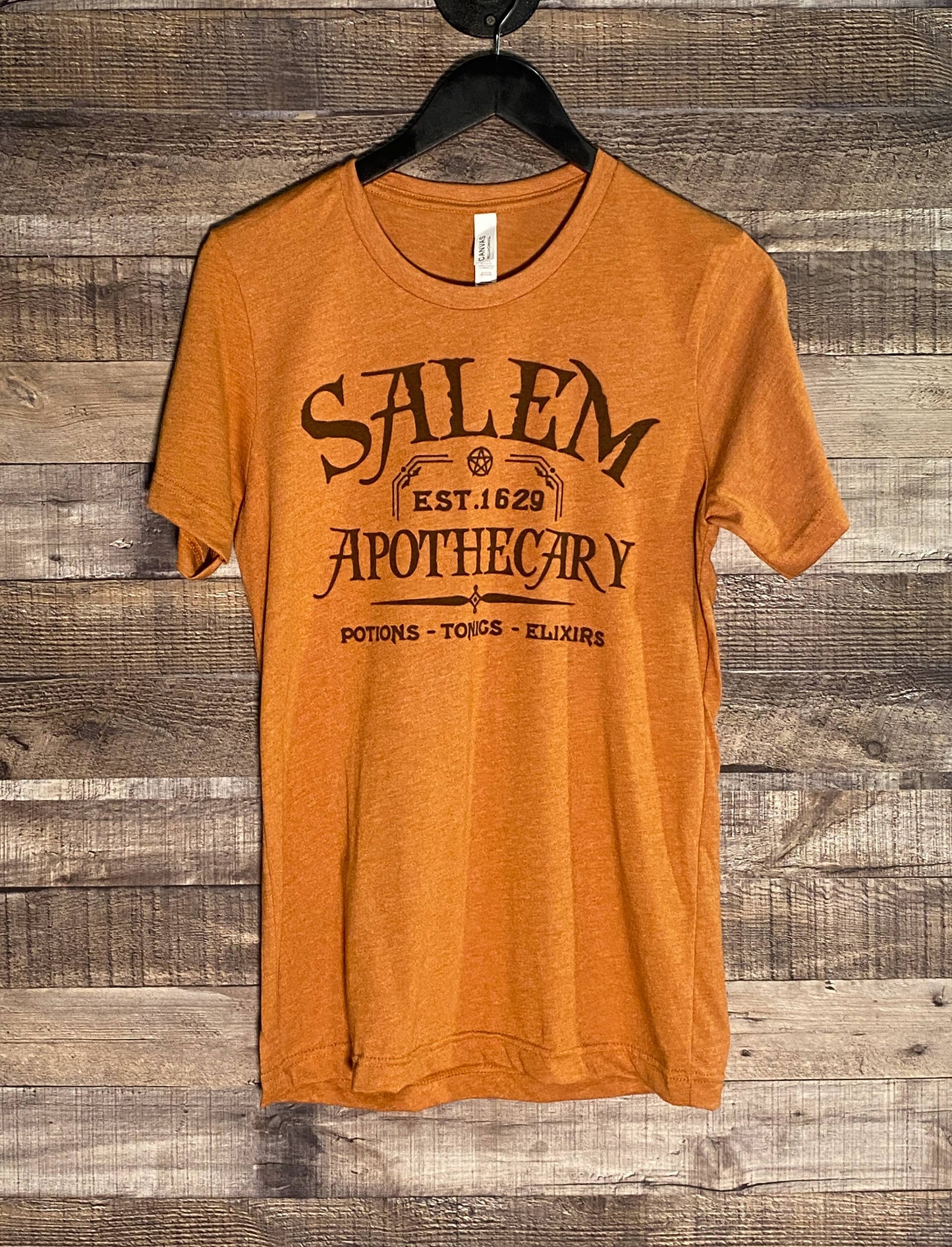 Salem Massachusetts | Halloween Tee In Burnt Orange