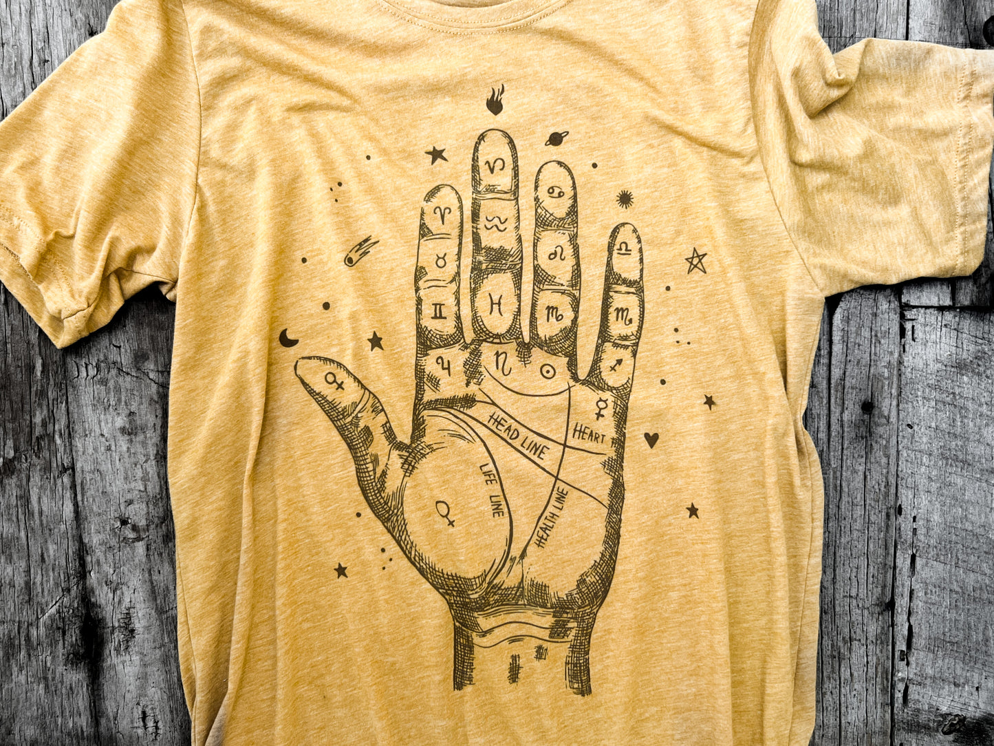 Palmistry Witchcraft Tee | Mystic Wiccan Shirt