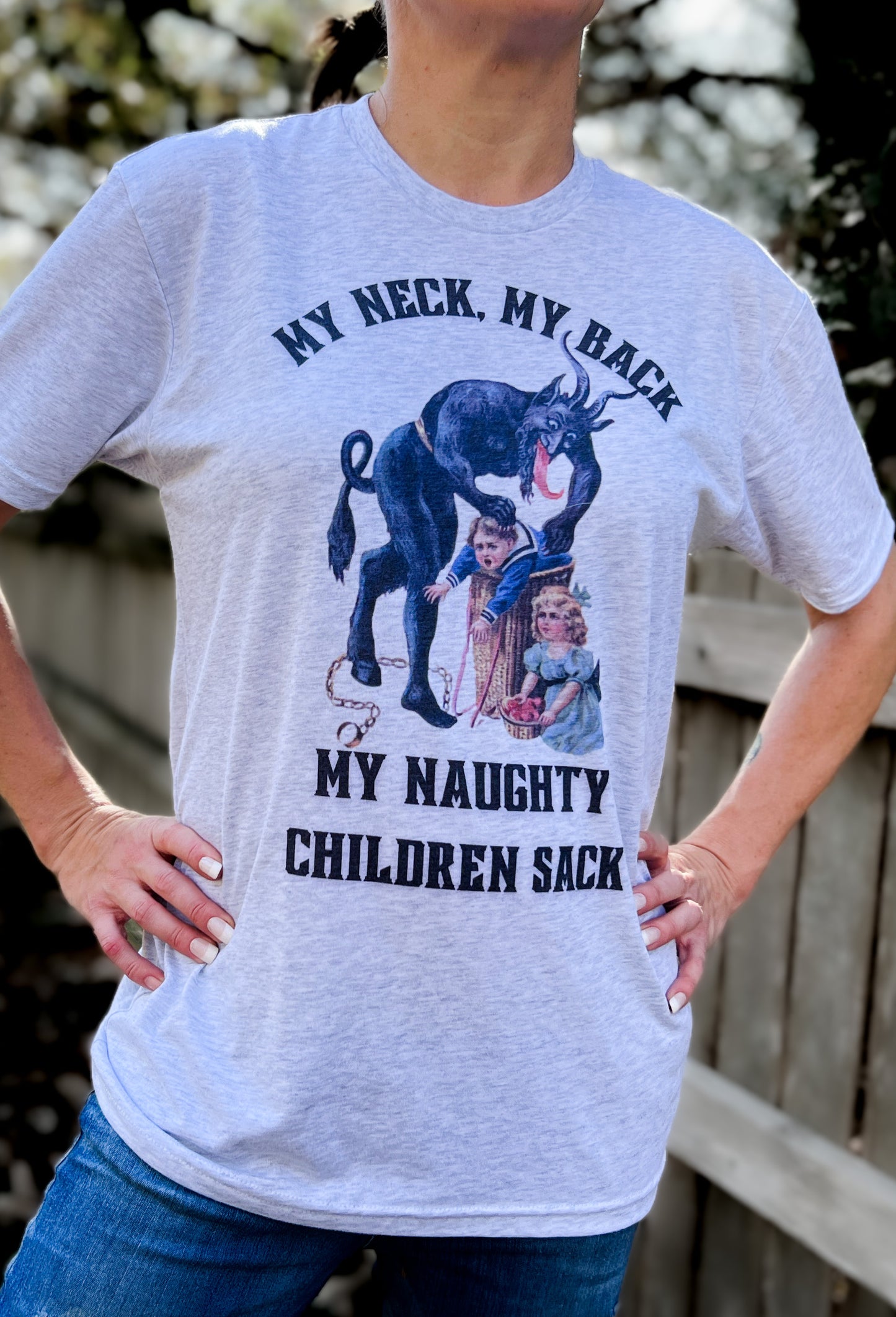 Krampus Naughty Children Sack Tee