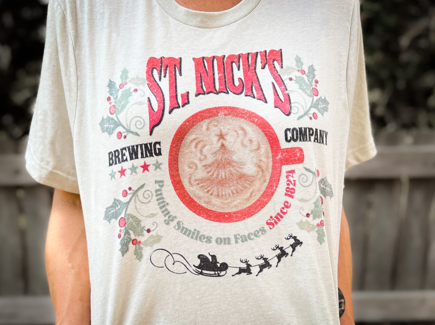 St. Nick's Brewing Company Vintage Style Tee